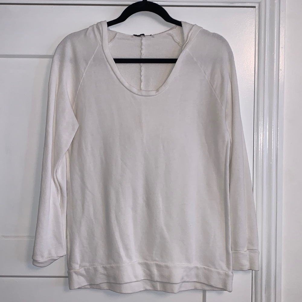 STATESIDE WHITE HOODIE SIZE XS
